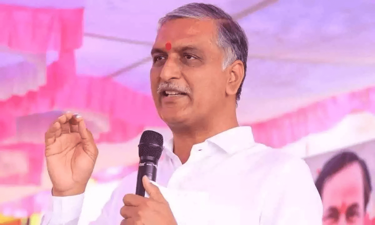 Harish Rao : Komatireddy Brothers' Secret Pact with Congress-BJP Exposed, Says Harish Rao