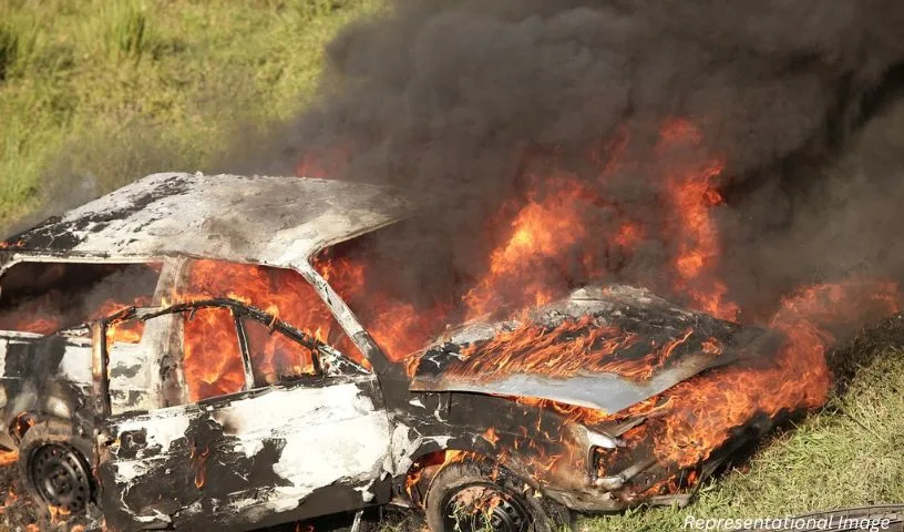 Hyderabad: Man Found Charred to Death in Car Fire