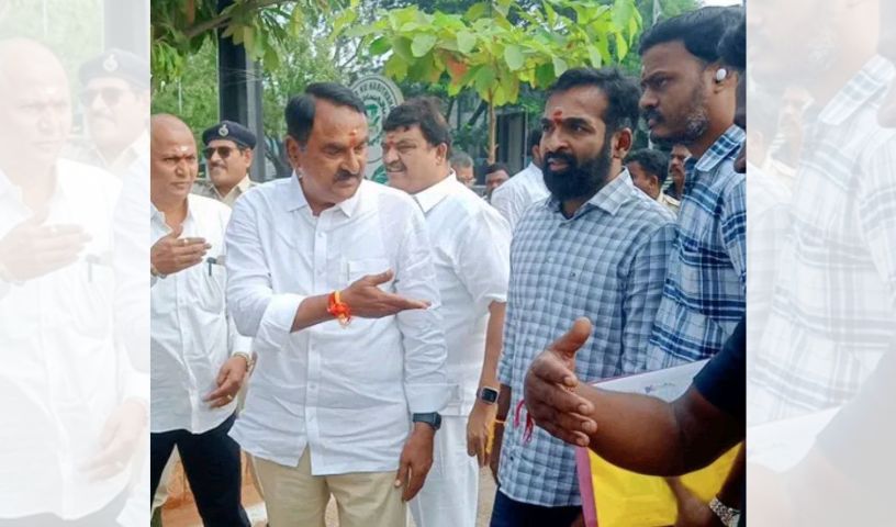 Errabelli Vineeth Files Nomination in Grand Rally