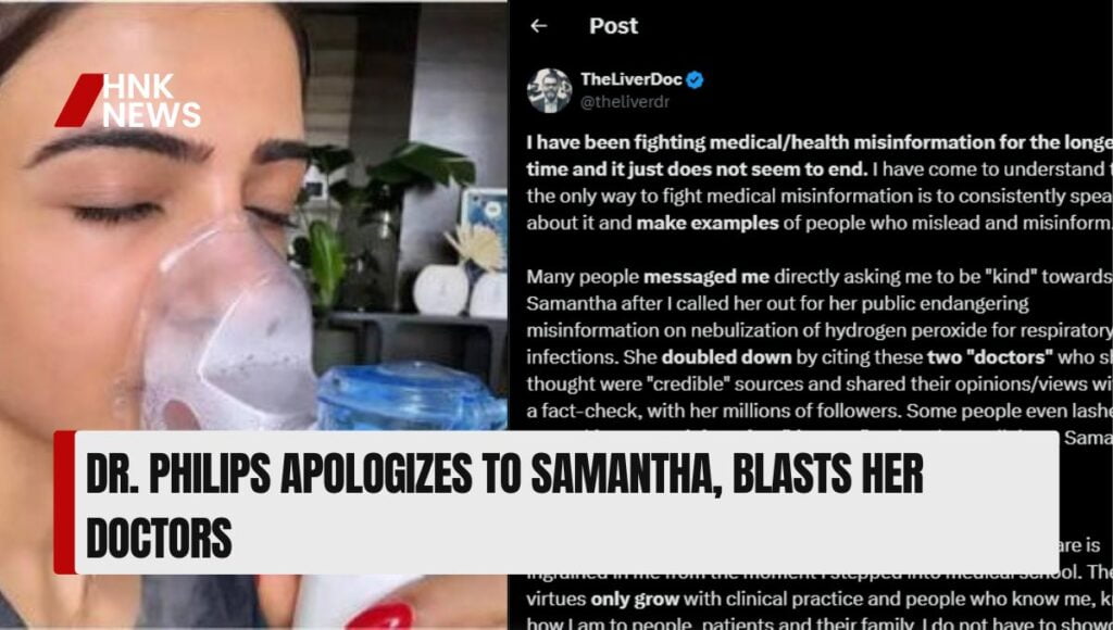 Dr. Philips Apologizes to Samantha, Blasts Her Doctors