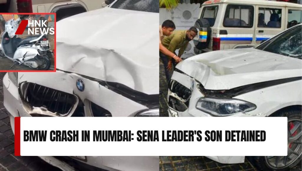 BMW Crash in Mumbai: Sena Leader's Son Detained