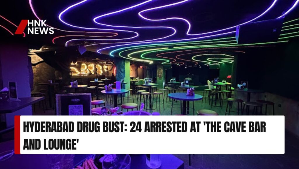 Hyderabad Drug Bust 24 Arrested at 'The Cave Bar and Lounge'