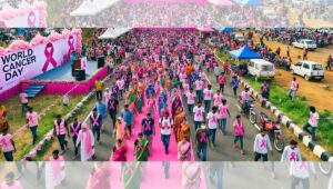 Cancer Awareness Drive in Hanamkonda on World Cancer Day