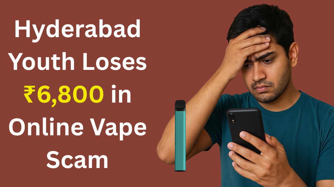 Hyderabad Youth Loses ₹6,800 in Online Vape Scam