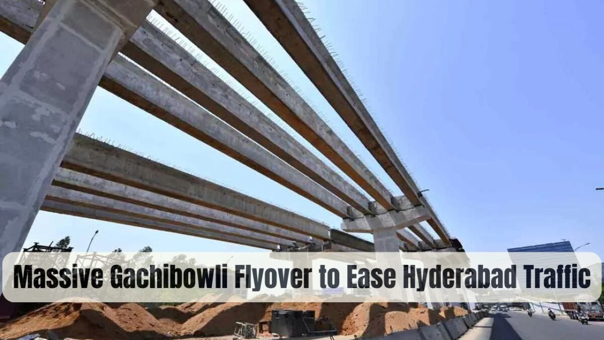 Massive Gachibowli Flyover to Ease Hyderabad Traffic