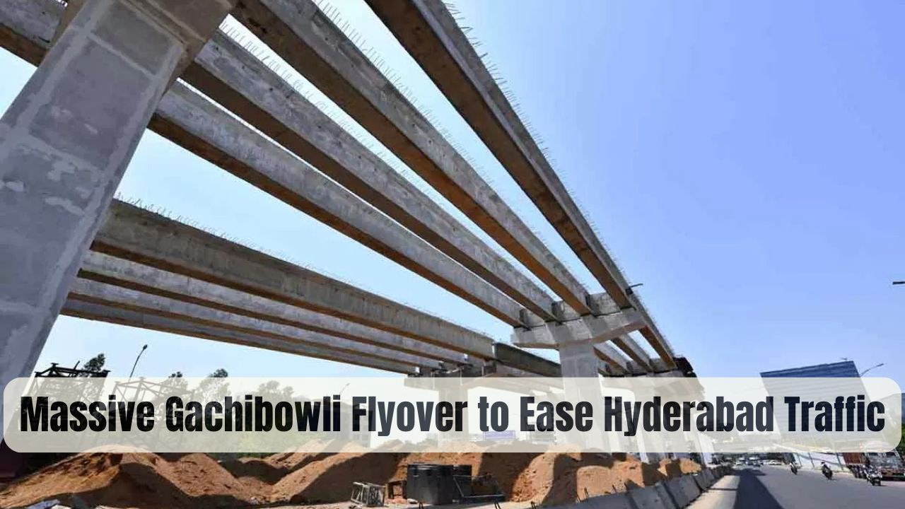 Massive Gachibowli Flyover to Ease Hyderabad Traffic