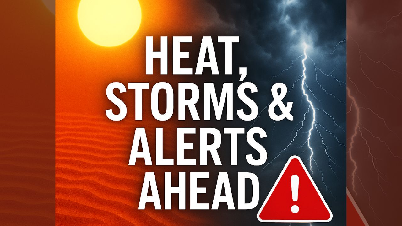 Cleveland Weather Heat, Storms & Alerts Ahead