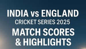 India vs England Cricket Series 2025