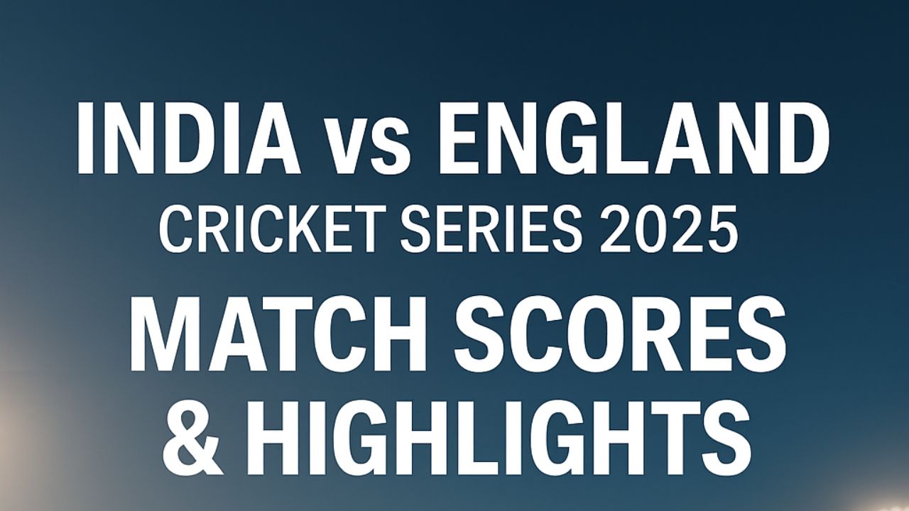 India vs England Cricket Series 2025