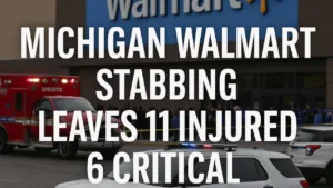 Michigan Walmart Stabbing Leaves 11 Injured, 6 Critical Michigan Walmart Stabbing Leaves 11 Injured, 6 Critical