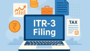 Online ITR-3 Filing Open for Traders, Professionals