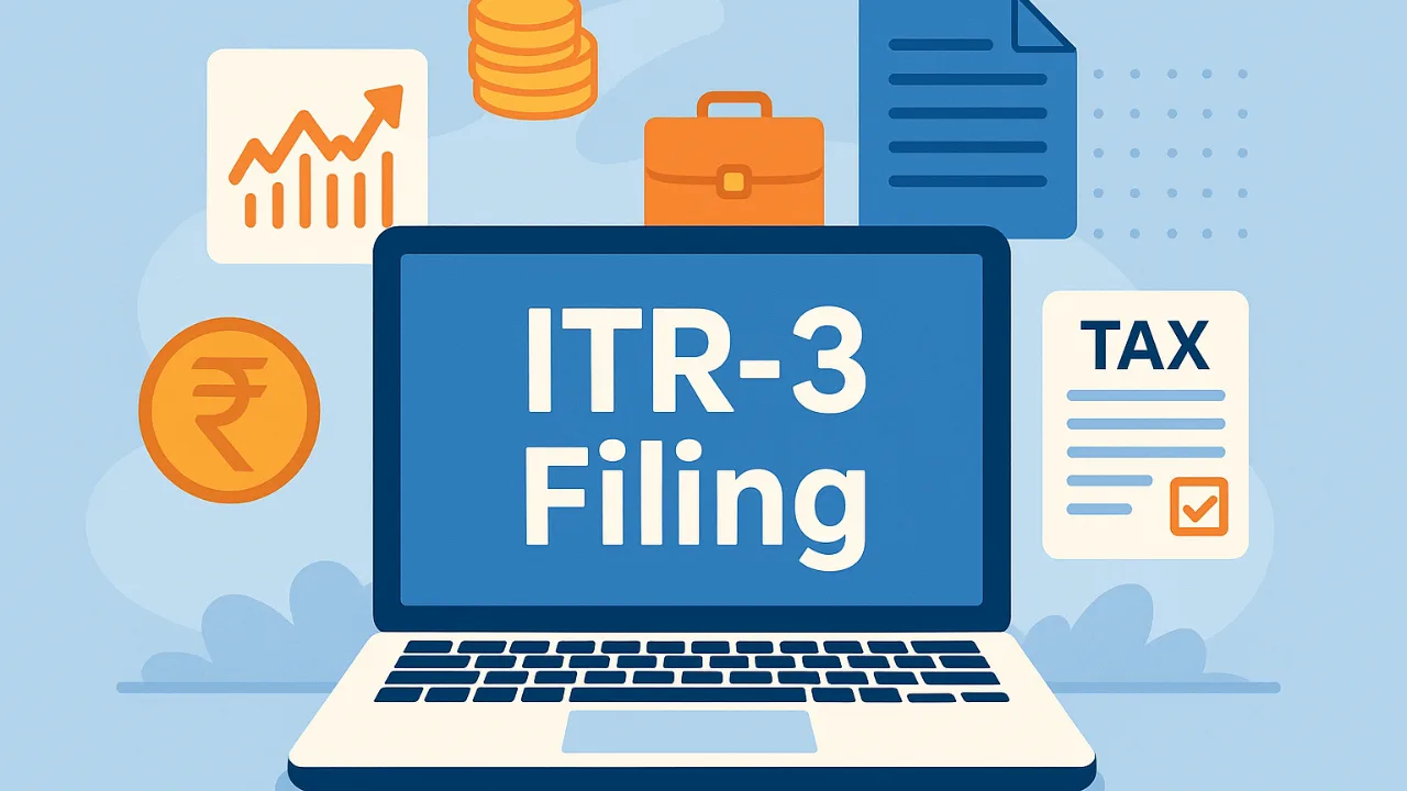 Online ITR-3 Filing Open for Traders, Professionals Online ITR-3 Filing Open for Traders, Professionals