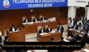Telangana MLA Disqualification Hearings Begin Disqualification Hearings Begin Against Four Telangana MLAs
