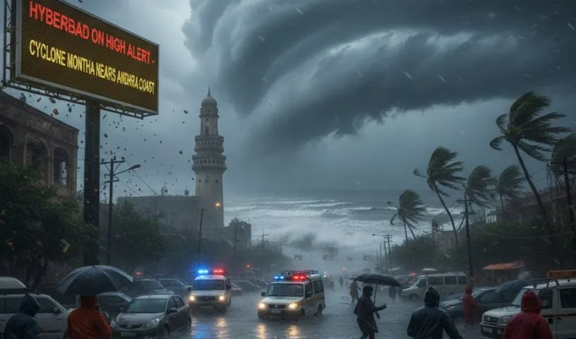 Hyderabad on Alert as Cyclone Montha Nears Coast