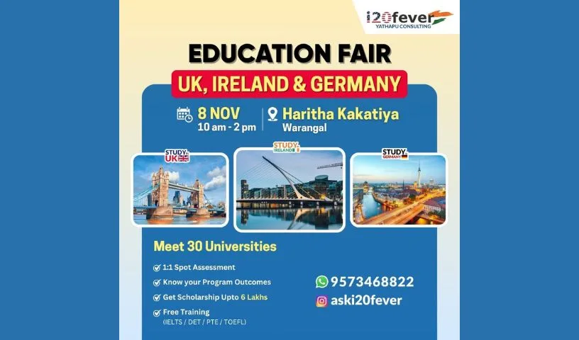 Education Expo Warangal 2025: Study Abroad Event Education Expo Warangal